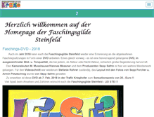 Tablet Screenshot of faschingsgilde-steinfeld.net